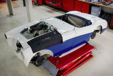 Austin Healey 100/M BN1, 1954 Mille Miglia preparation