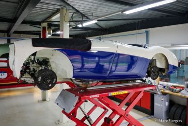 Austin Healey 100/M BN1, 1954 Mille Miglia preparation