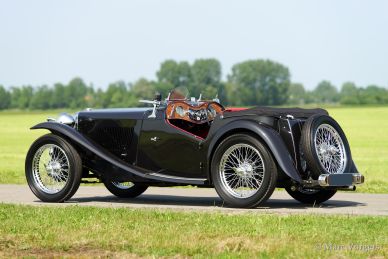 MG TC 'supercharged', 1947