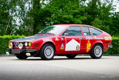 Alfa Romeo Alfetta 1800 GT rally car, 1975