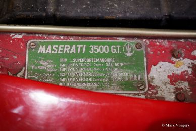 Maserati 3500GT Touring, 1962 Restoration object