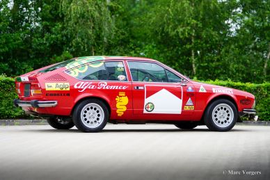 Alfa Romeo Alfetta 1800 GT rally car, 1975